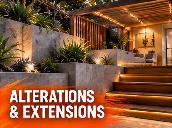 Home alterations and extension design concept